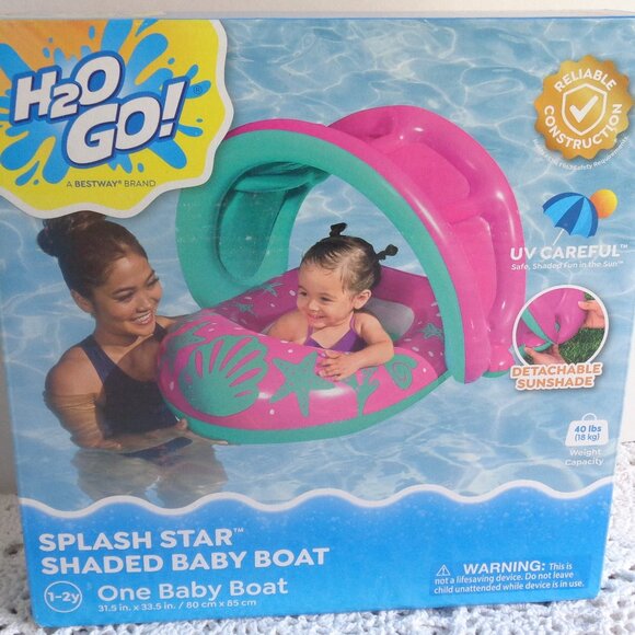 H2O GO! Other - H2O GO! Splash Star Shaded Baby Boat Flotation Device